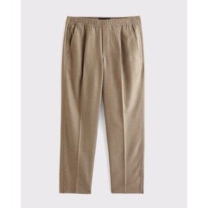 Abercrombie & Fitch Men’s Pull On Pants Medium Tan Drawstring Stretch Casual